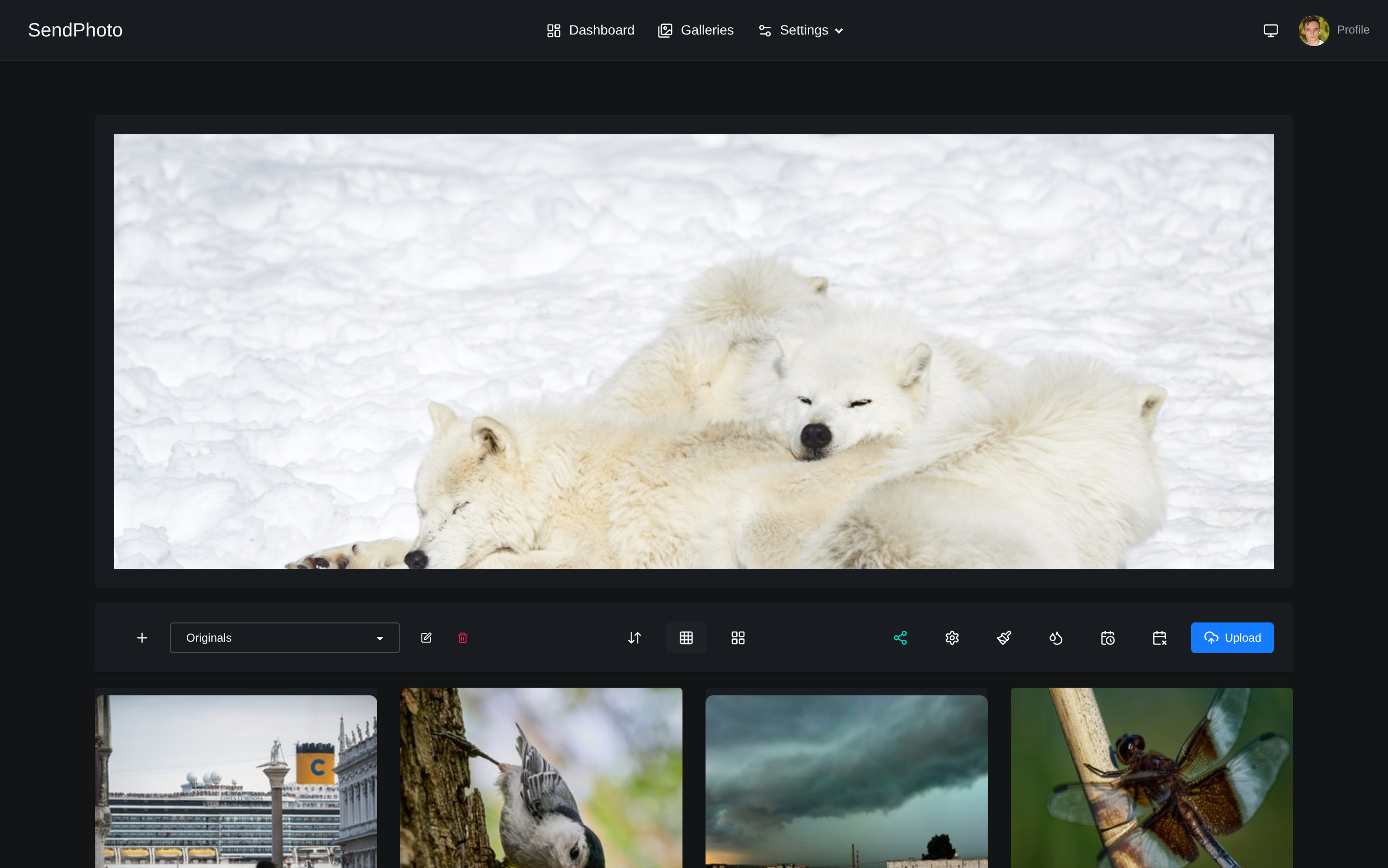 SendPhoto Gallery Manager